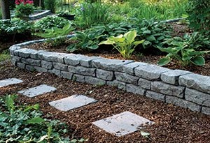 Rock Lock Garden Wall - Plastic Border - Retaining Wall - Playground Border - Raised Garden - Landscape Timbers