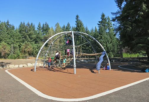 Kid Kushion Rubber Playground in the Pines - Rubber Decking - Safety Tiles