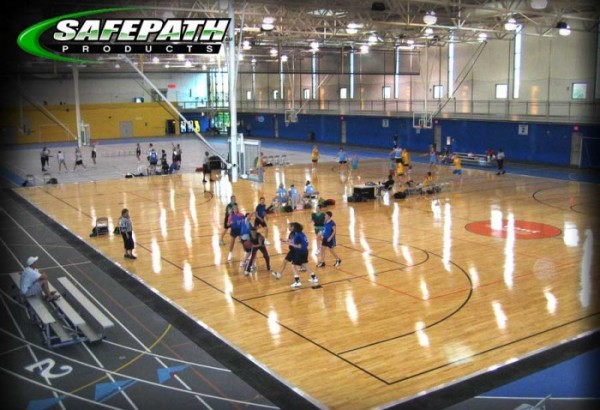 SafePath CourtEdge Basket Ball Court - ADA Transition Ramp - Sport Court Edge Transition