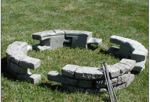 Rock Lock Curved Sections - Plastic Border - Retaining Wall - Playground Border - Raised Garden - Landscape Timbers