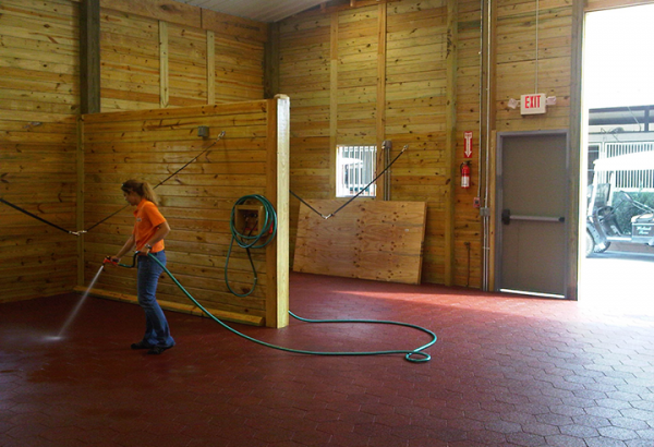 SofScape Hexagonal Rubber Pavers - Recycled Rubber Paver - Equine Flooring - Rubber Decking - Playground Surfacing - Barn Floor