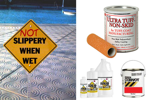 Anti-slip floor solutions