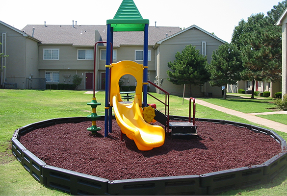 2 By 2 Interlocking Plastic Playground Border-8 - Plastic Borders - Landscape Timbers