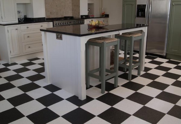 Perfection Interlocking PVC Tile - HomeStyle - Kitchen - Athletic Flooring - Garage Flooring - Trade Show Flooring