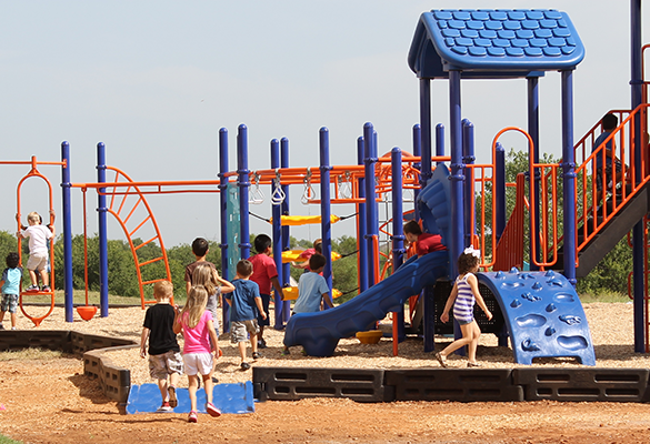 2 By 2 Interlocking Plastic Playground Border-7 - Plastic Borders - Landscape Timbers