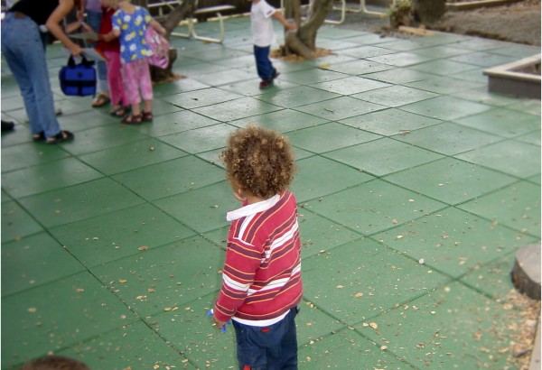 Rubber Decking Tiles on a Patio - Rubber Patio Tiles - Recycled Rubber Flooring