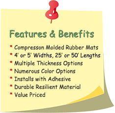 Rolled Rubber Features & Benefits