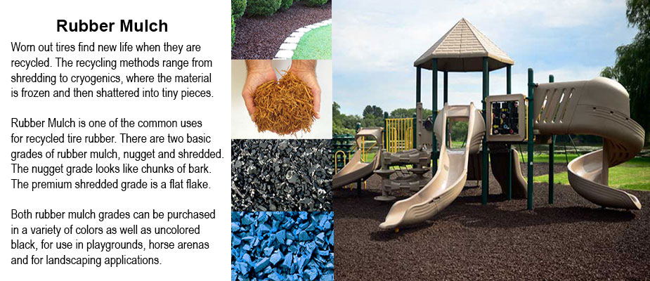 Rubber Landscape and Playground Mulch Materials from Diamond Safety Concepts