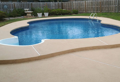 Soft Tread on Pool Deck