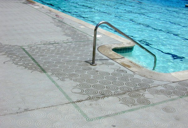 Safety Grooving Pool Entry - Diamond Floor Scoring - Anti-slip Treatment - Reduce Slips and Fall