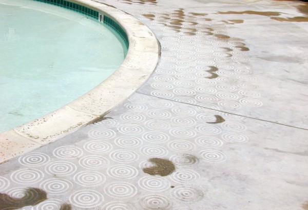 Safety Grooving Wading Pool - Diamond Floor Scoring - Anti-slip Treatment - Reduce Slips and Falls