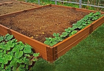 Frame-it-All Vegetable Garden - Playground Border - Raised Garden Bed - Retaining Wall - Landscape Timbers