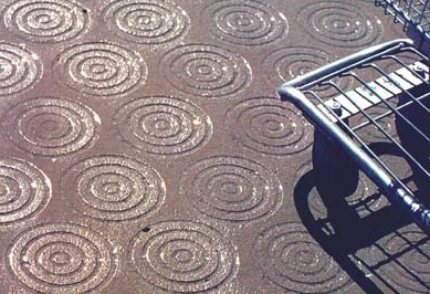 Safety Grooving Anti-slip Diamond Scoring at a Supermarket - Diamond Floor Scoring - Anti-slip Treatment - Reduce Slips and Falls