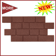 IMC 24" x 12" Interlocking Paver Red