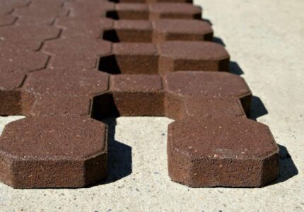 Closeup of a the Keystone Interlocking edges