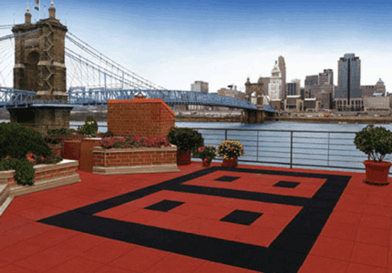 CincinnRoof-598x409 SofTile on Cincinnati Roof
