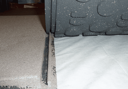 PopLock Interlocking Decking Tile, Top and Bottom View