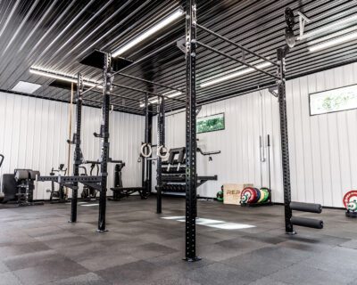 24" VersaTile in gym.