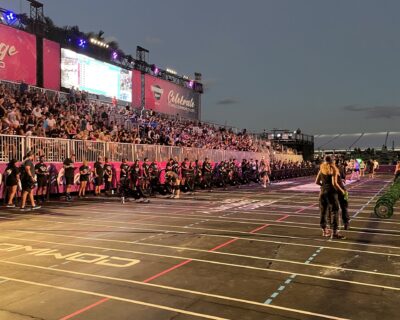 VersaTile 48" x 72" Interlocking tiles at outdoor event