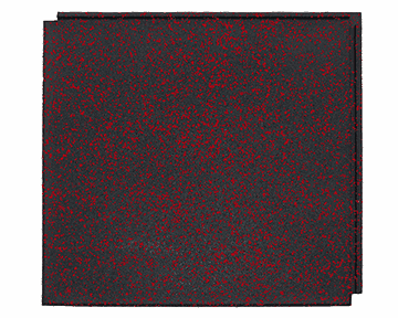 PopLock Red EPDM Tile