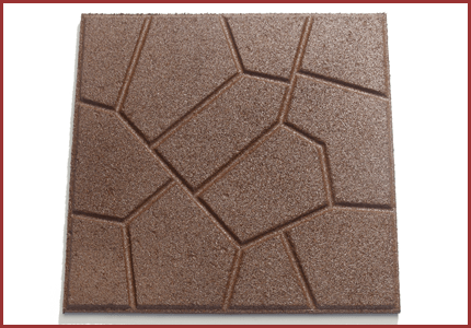 Dual-Sided Ruber Paver Tile