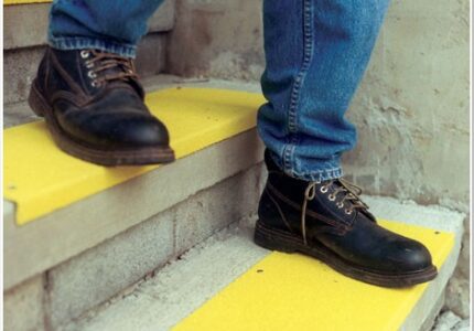 Safeguard Step Covers in Safety Yellow