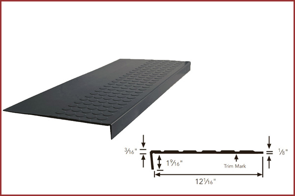 Musson 780R Step Cover with Dimensions
