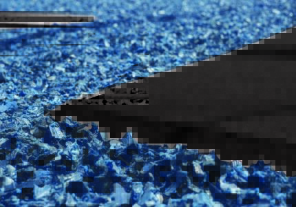 Swing Mat on Blue Rubber Mul;ch