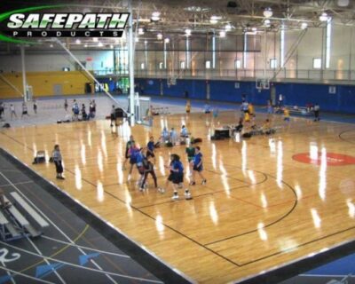 CourtEdge Transition Ramps on Basketball Court