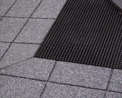 CourtEdge Rubber Transition Ramp Corner