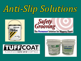 Anti-Slip Solutions from Diamond Safety Concepts 760-942-2914